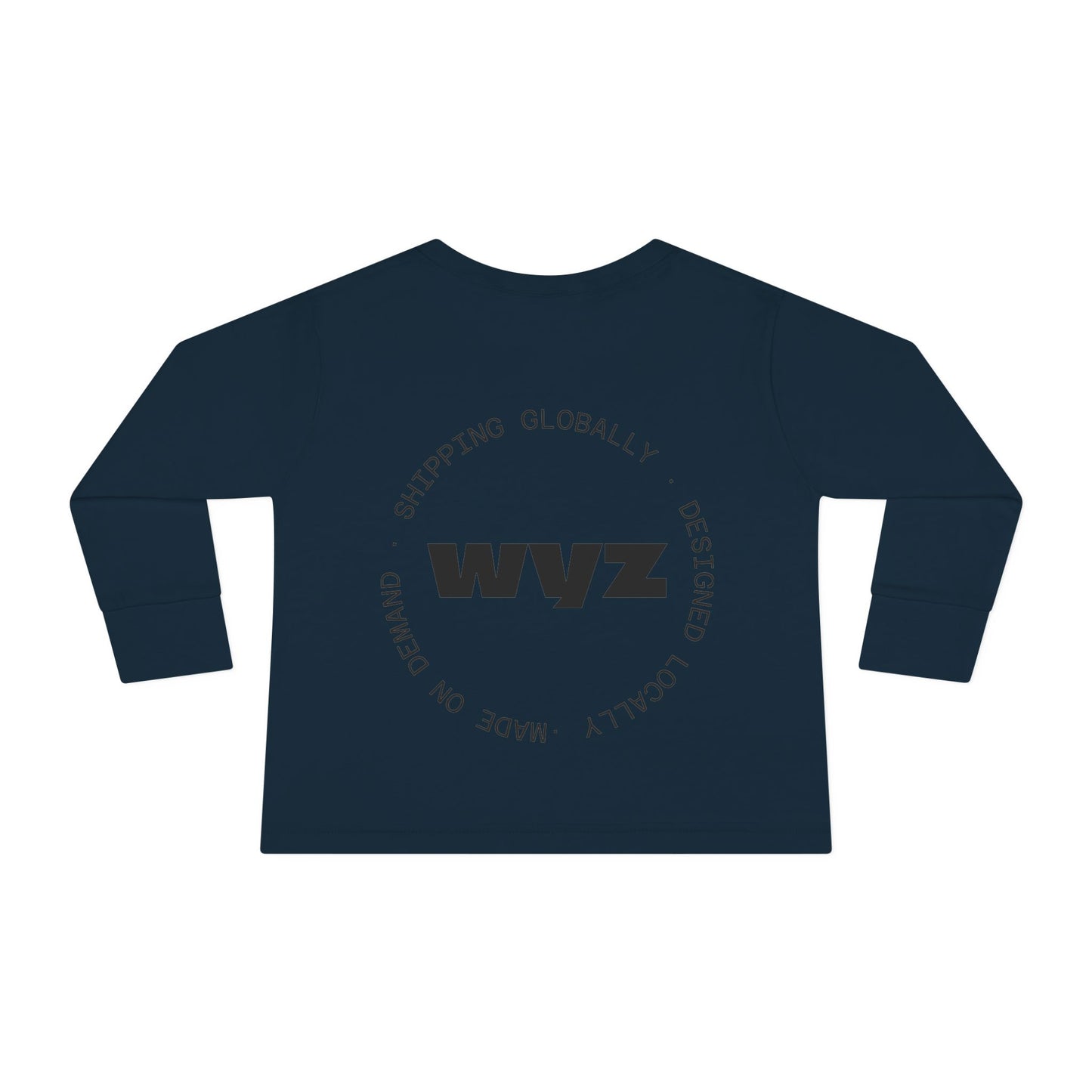 WYZ Ninja Kleinkind Langarmshirt — Samurai-Schwert Grafik