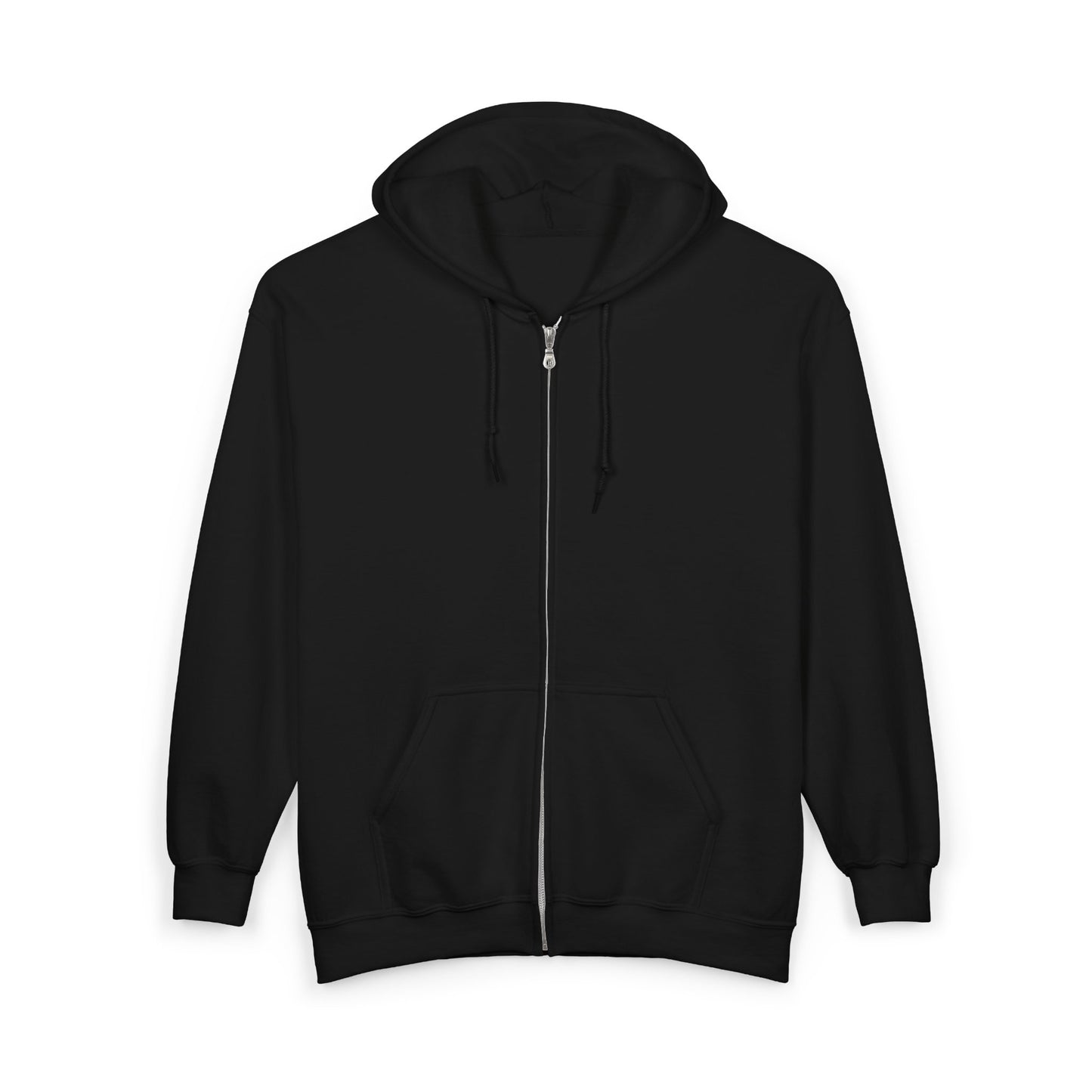 Fuchs-Grafik Zip-Hoodie — Süßer sitzender Fuchs Rückendruck