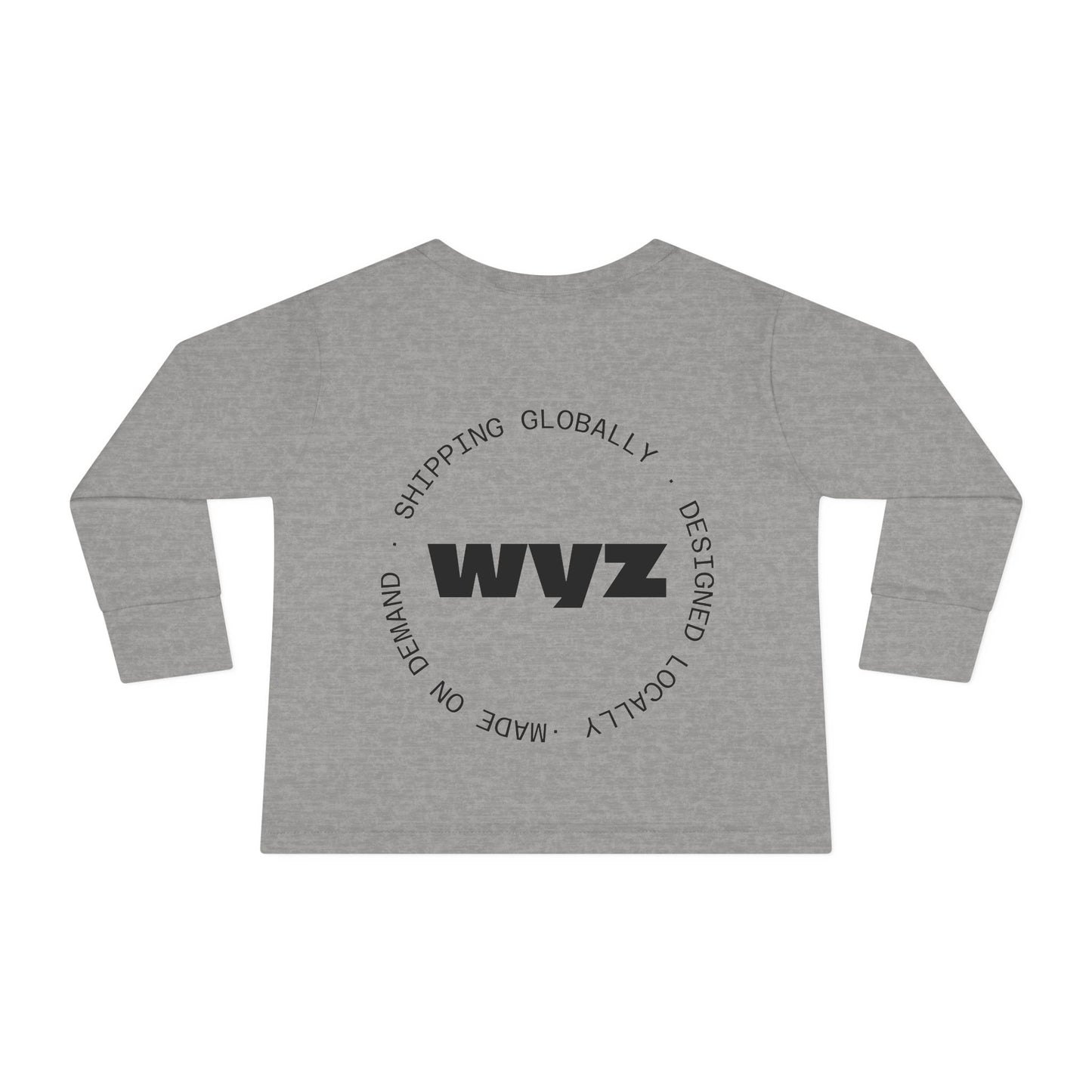 WYZ Ninja Kleinkind Langarmshirt — Samurai-Schwert Grafik