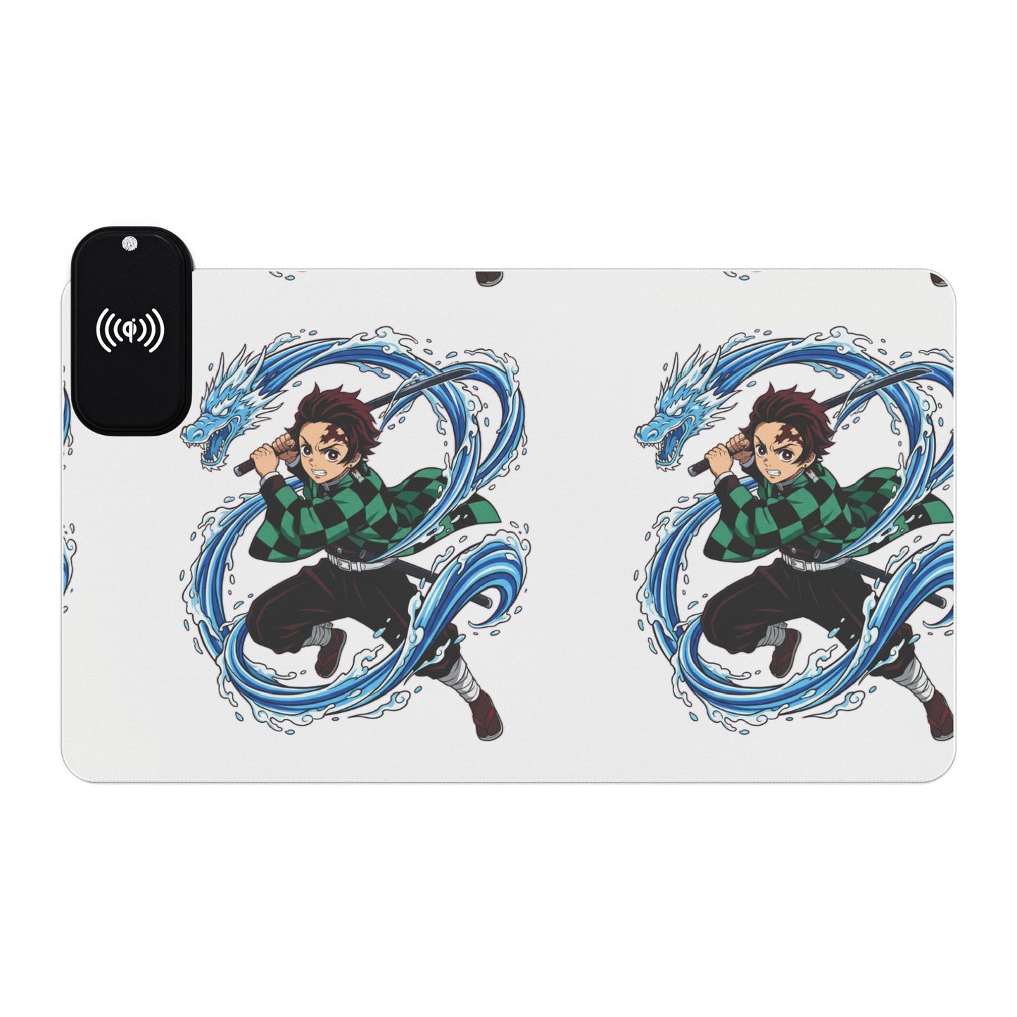 LED Kabellos-Lademauspad — Anime Wasserkämpfer Design