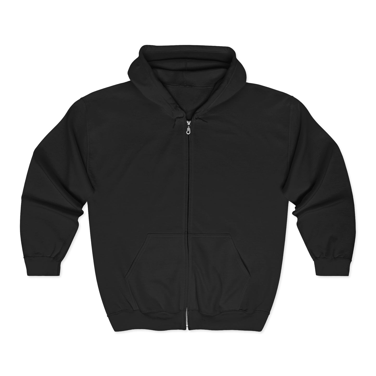 Fuchs-Grafik Zip-Hoodie — Süßer sitzender Fuchs Rückendruck