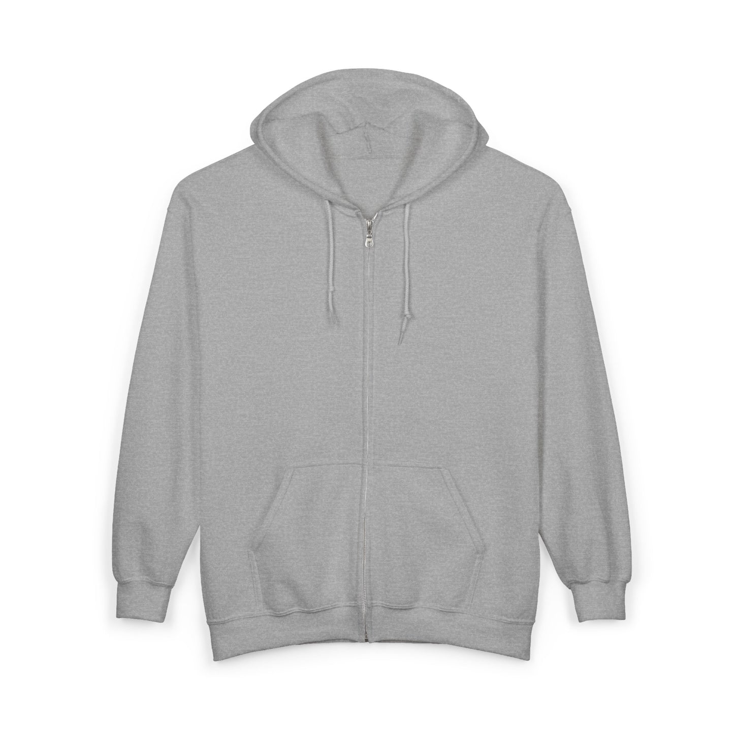 Fuchs-Grafik Zip-Hoodie — Süßer sitzender Fuchs Rückendruck