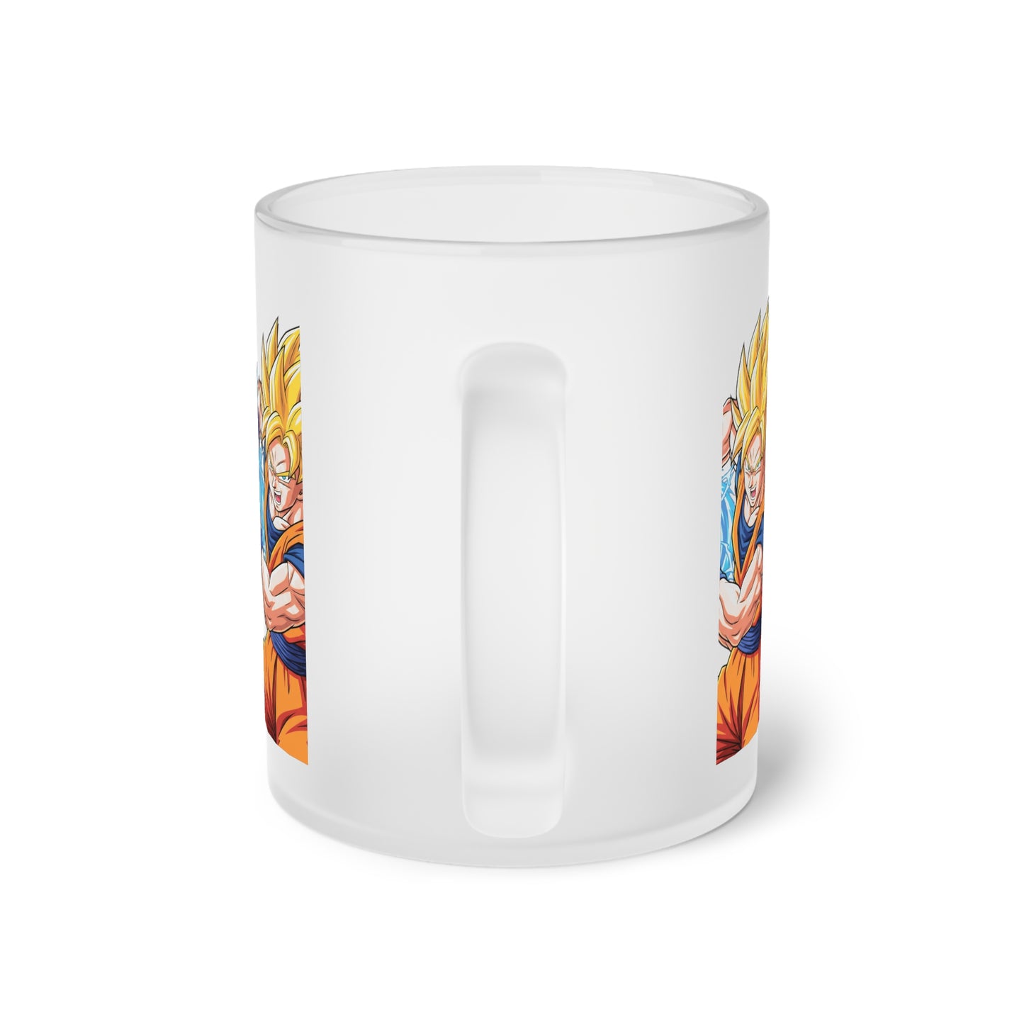 Milchglas-Tasse — Anime Super-Saiyajin Energiestrahl Kaffeetasse