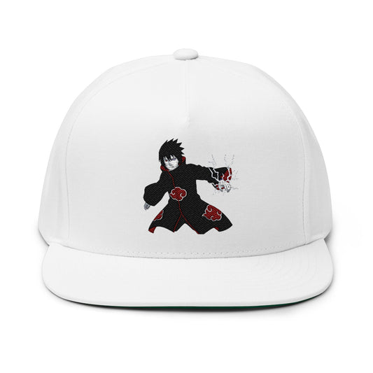 Bestickte Anime Schatten-Ninja Flat Bill Kappe