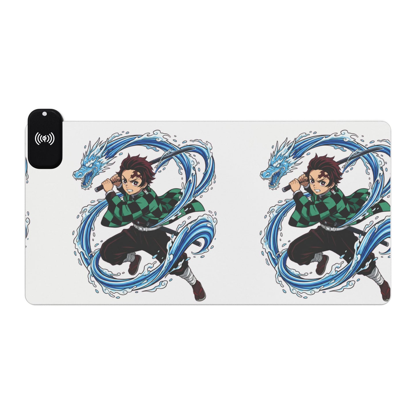 LED Kabellos-Lademauspad — Anime Wasserkämpfer Design