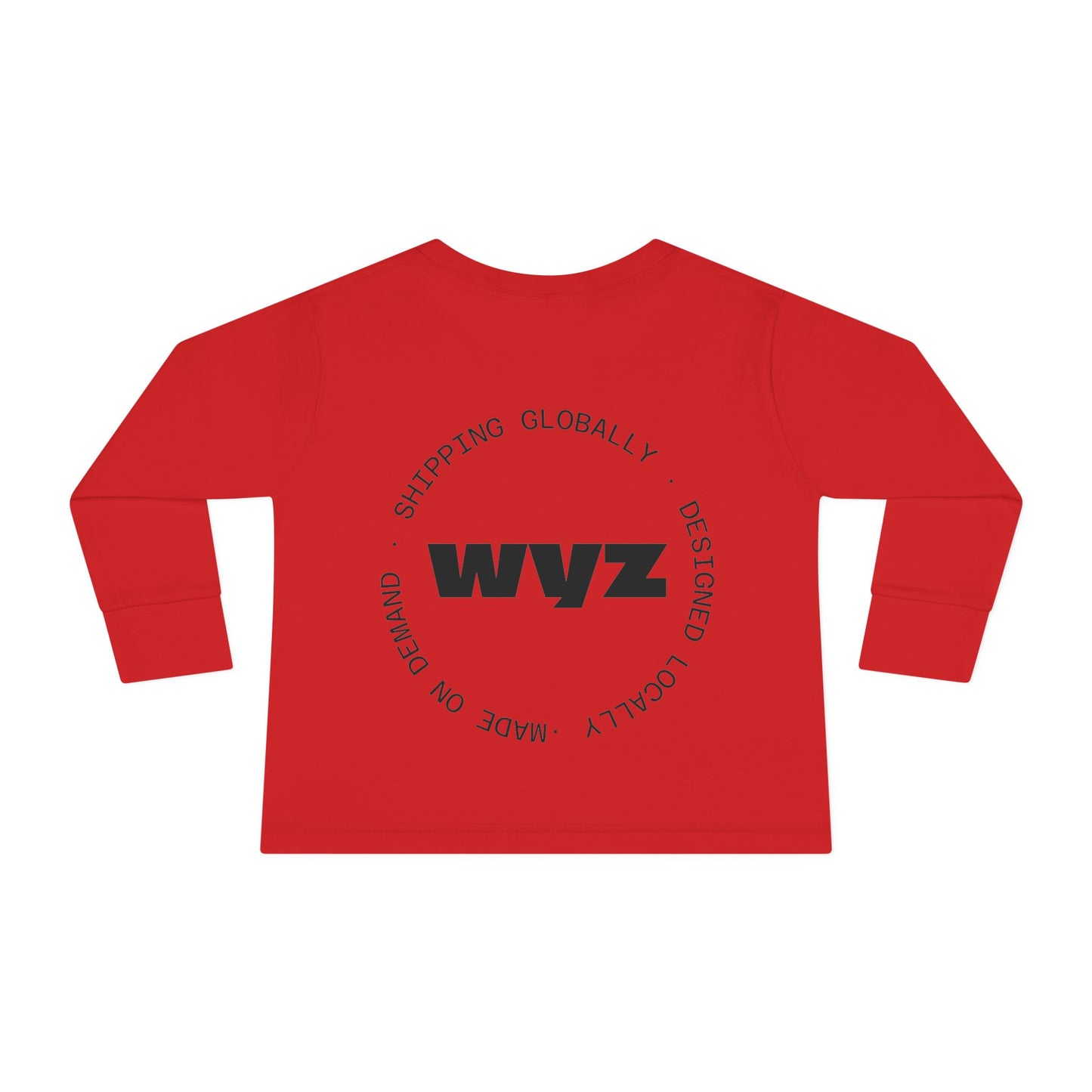 WYZ Ninja Kleinkind Langarmshirt — Samurai-Schwert Grafik