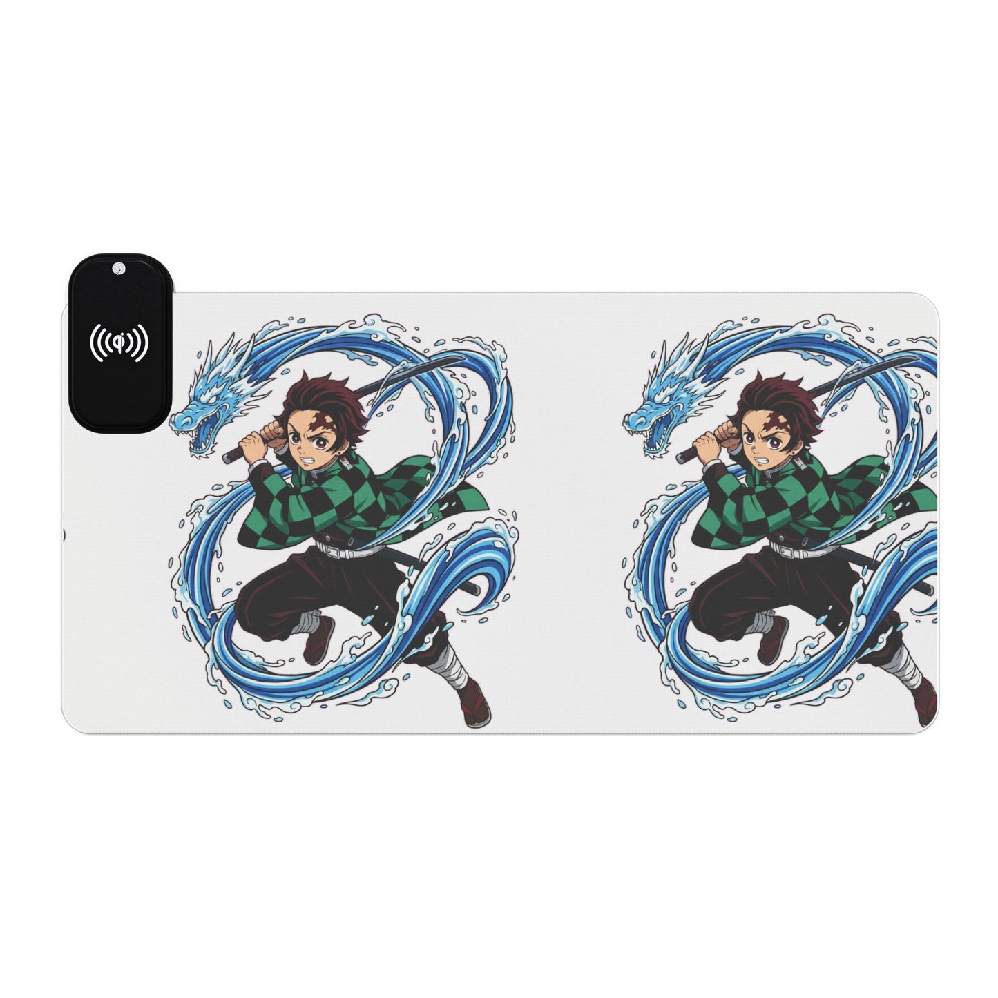 LED Kabellos-Lademauspad — Anime Wasserkämpfer Design