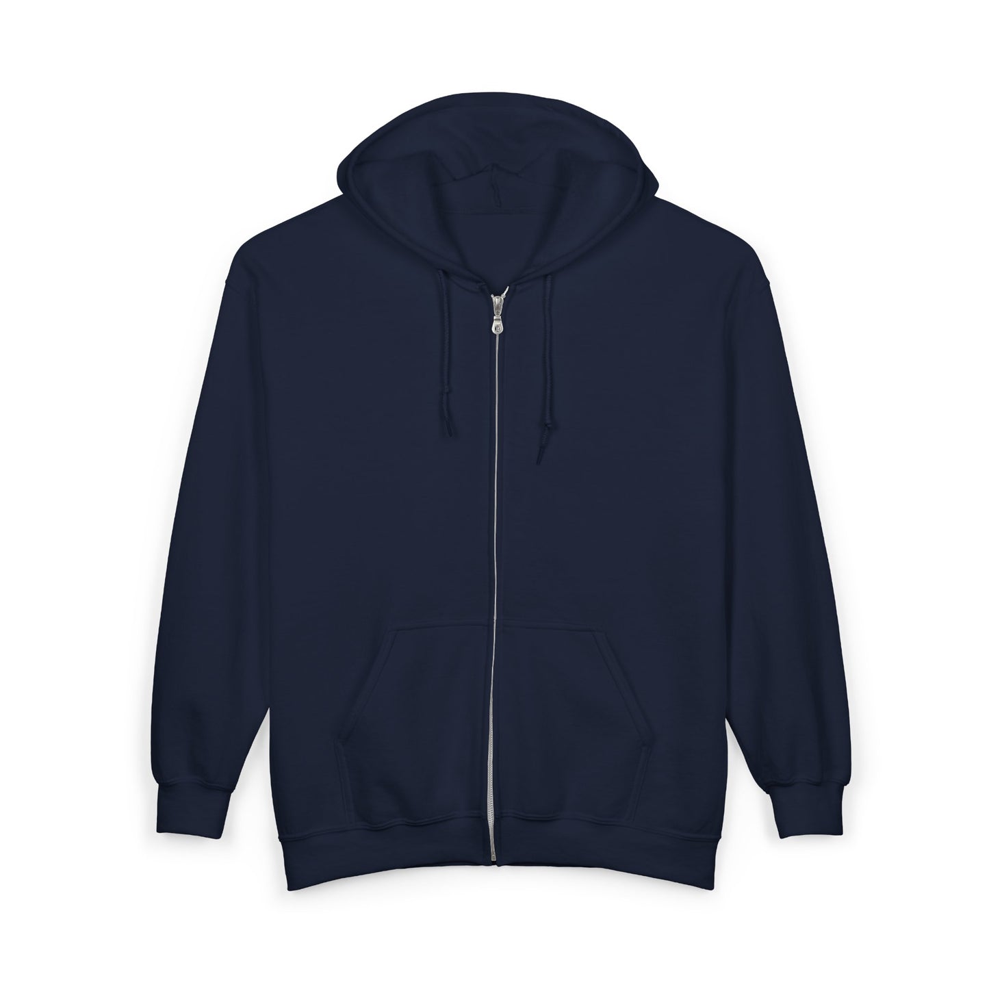 Fuchs-Grafik Zip-Hoodie — Süßer sitzender Fuchs Rückendruck
